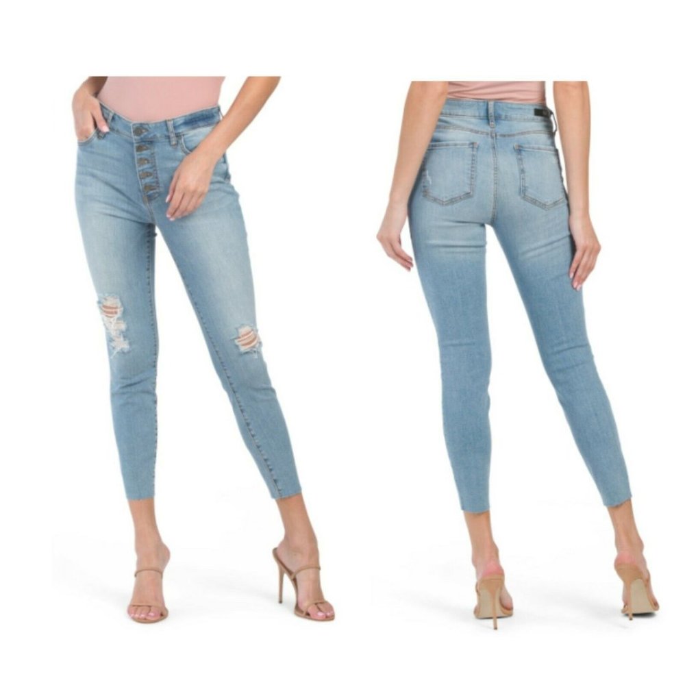 KUT From The Kloth Donna Skinny Jeans High Rise 12